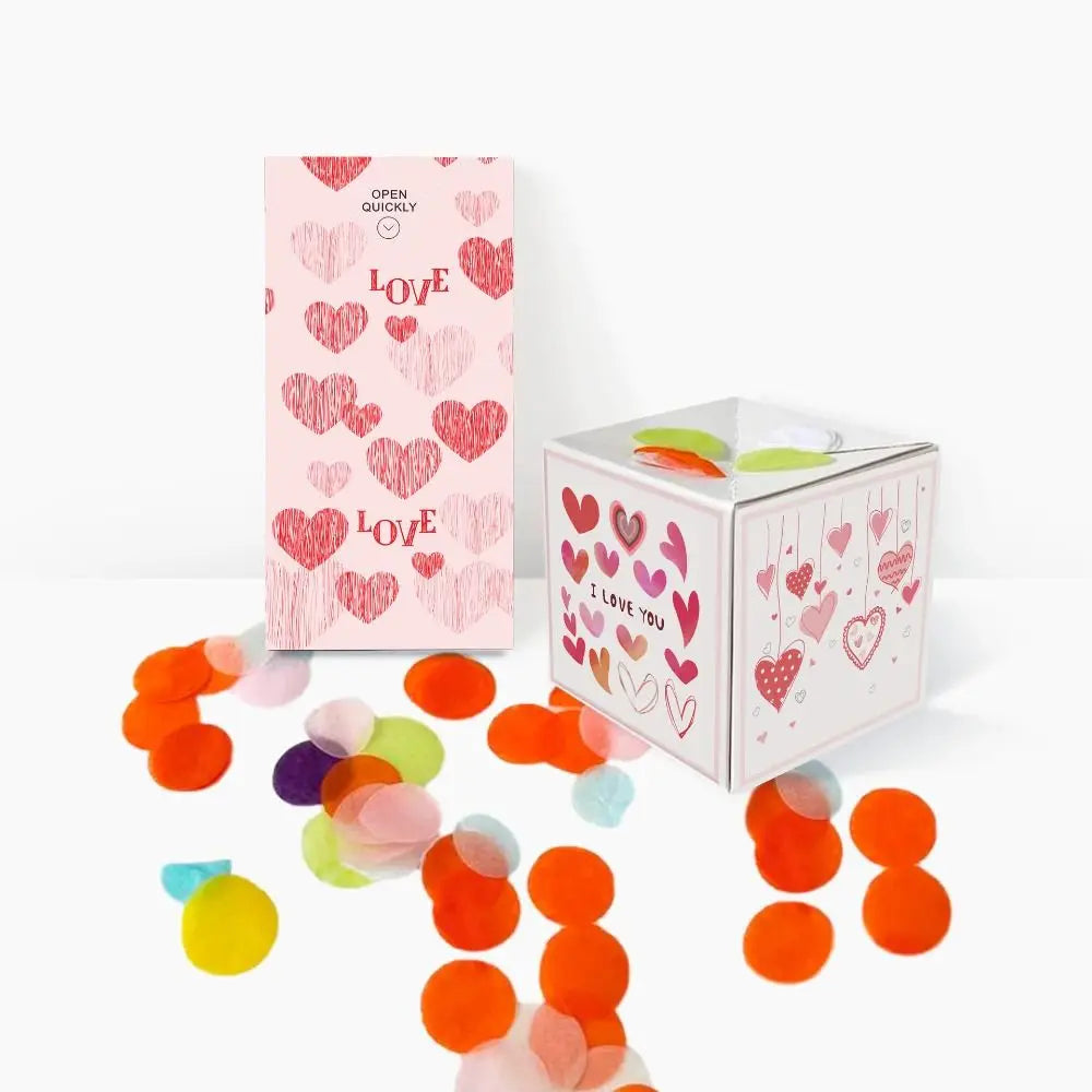 Anniversary Exploding Confetti Surprise Card Cards Pop Up Explosion Creative Bounce Box Party Decorations Surprise Jumping Box