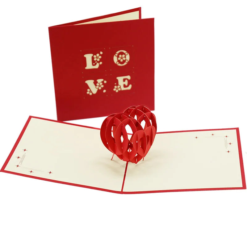 3D Pop Up Love Card with Envelope