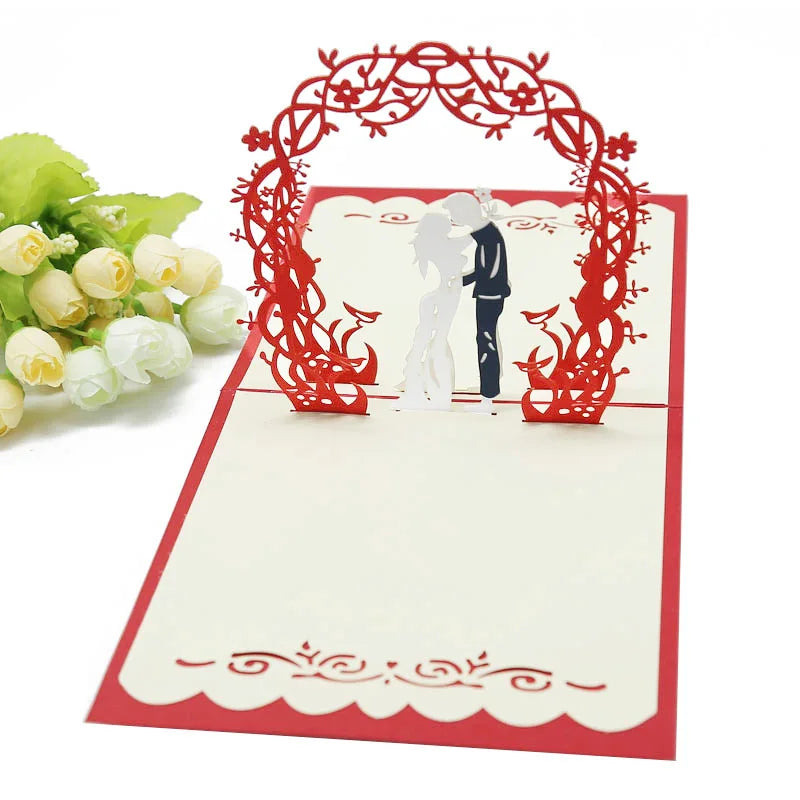 3D Pop Up Love Card with Envelope