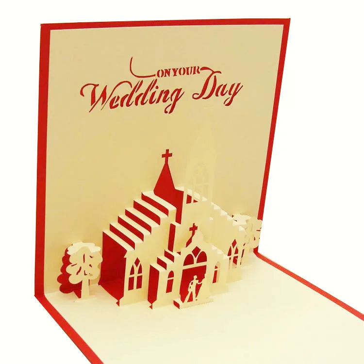 3D Pop Up Love Card with Envelope