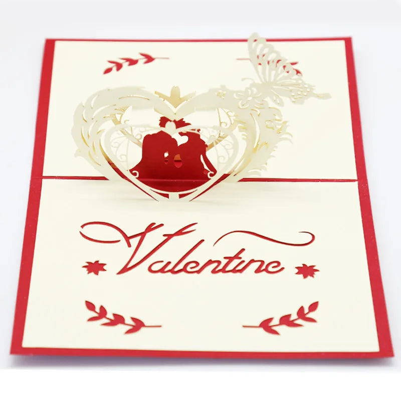 3D Pop Up Love Card with Envelope