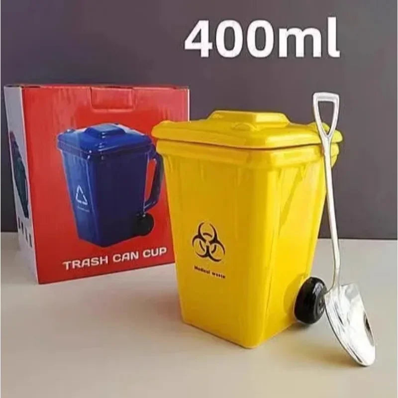 Creativity Mug Funny Trash Can Cup 400ml Coffee Mug