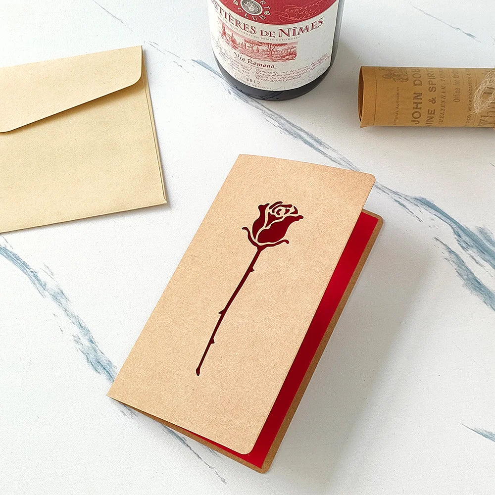 3D Pop Up Love Card with Envelope