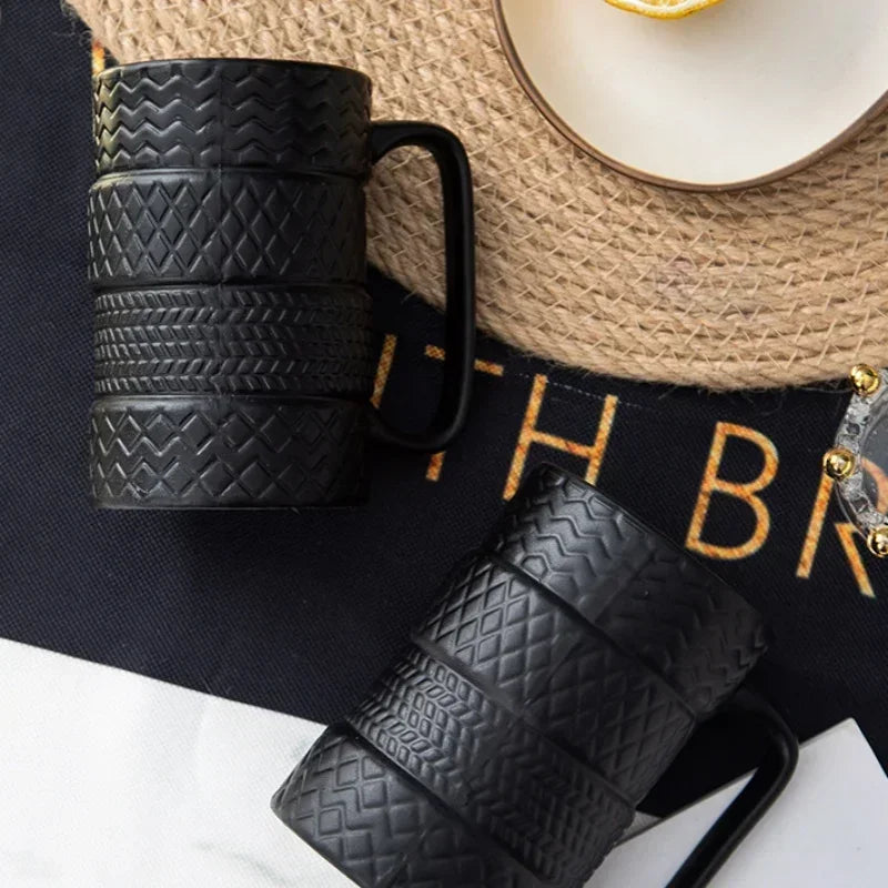 Tire Shaped Coffee Mug