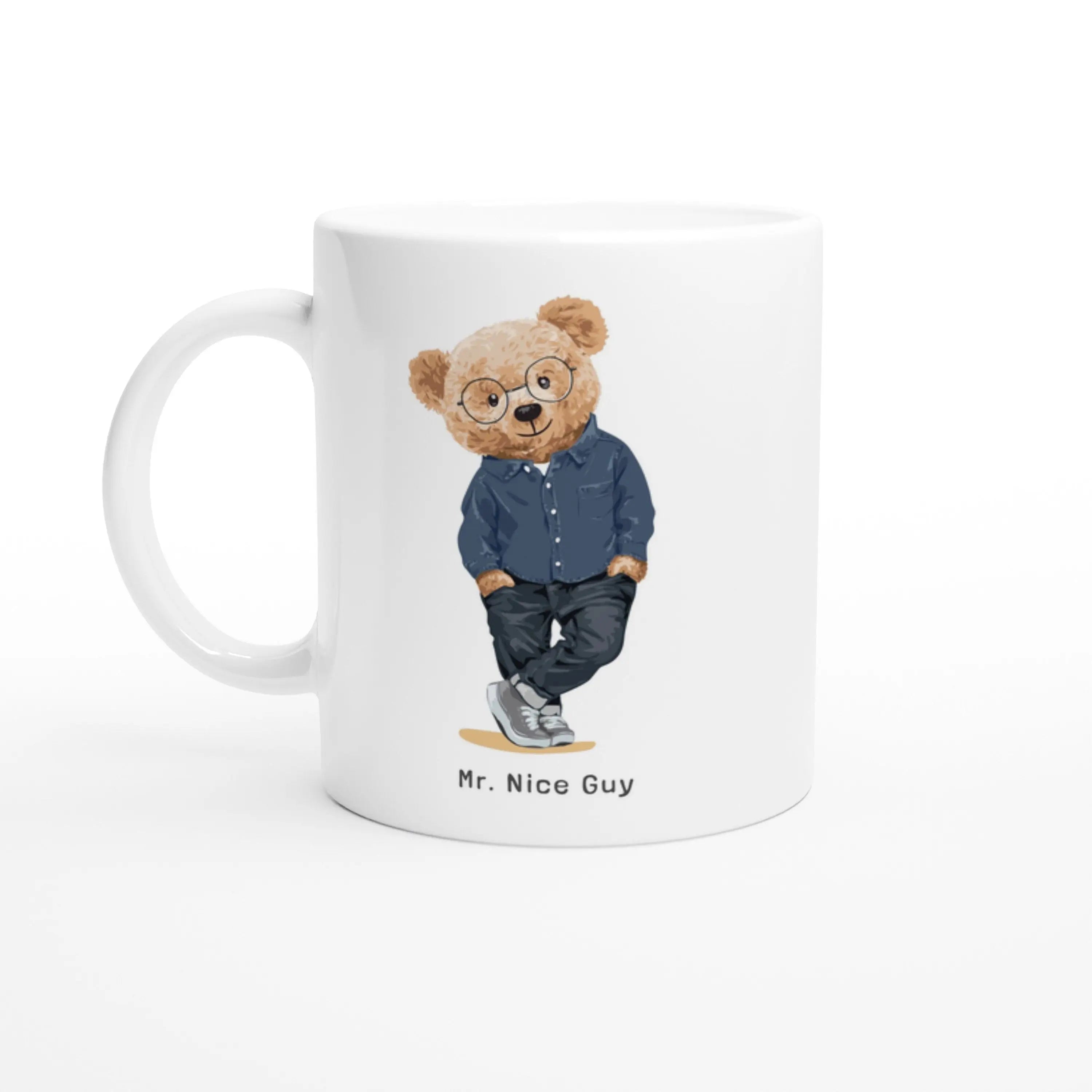 Cute Little Bear Coffee Milk Mugs Mocha Cat Couple