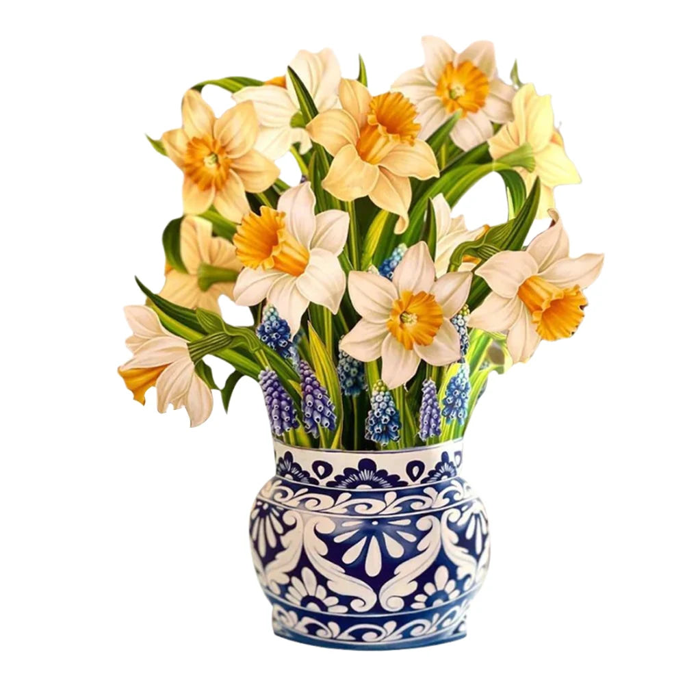3D Tulip Theme Pop up Card