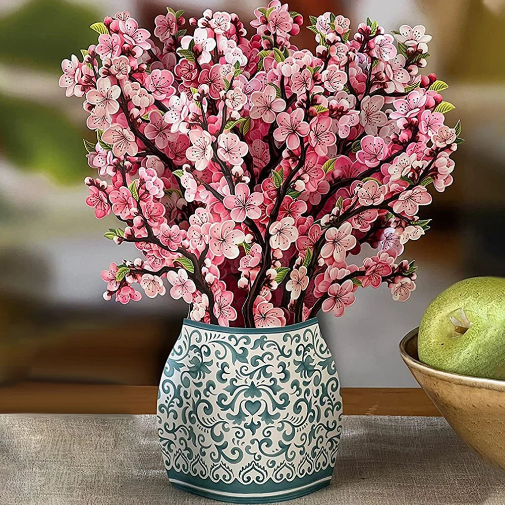 3D Tulip Theme Pop up Card