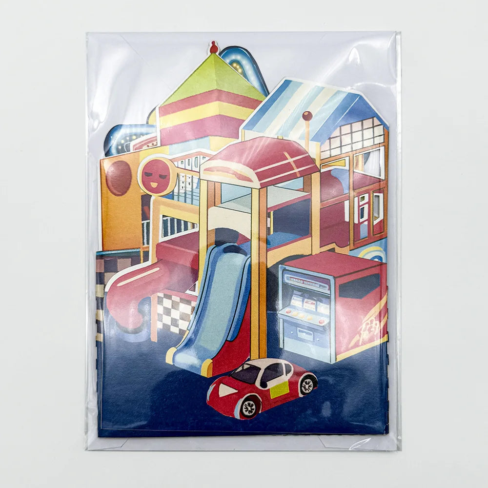 Race Win 3D Pop Up Card with Envelope