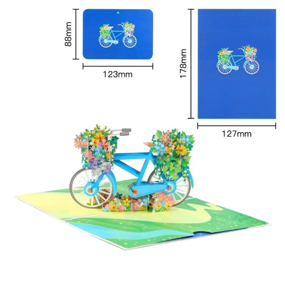Happy Valentines Day 3D Pop-Up Valentine's Day Cards Handwriting Invitation Pop UP Greeting Card