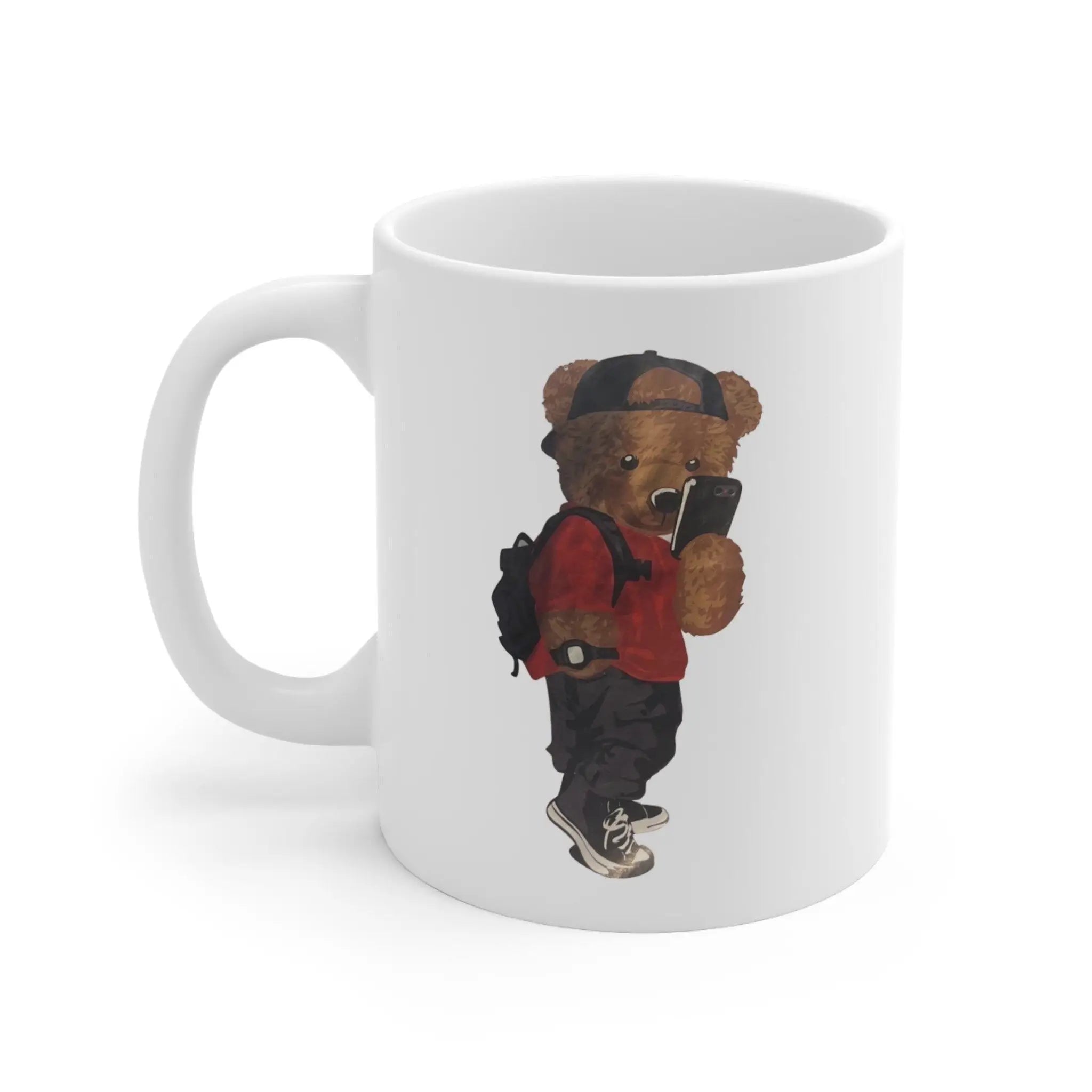 Cute Little Bear Coffee Milk Mugs Mocha Cat Couple