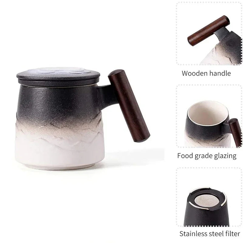 Beautiful Tea Ceramic Large Mugs