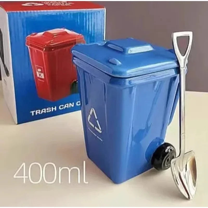 Creativity Mug Funny Trash Can Cup 400ml Coffee Mug