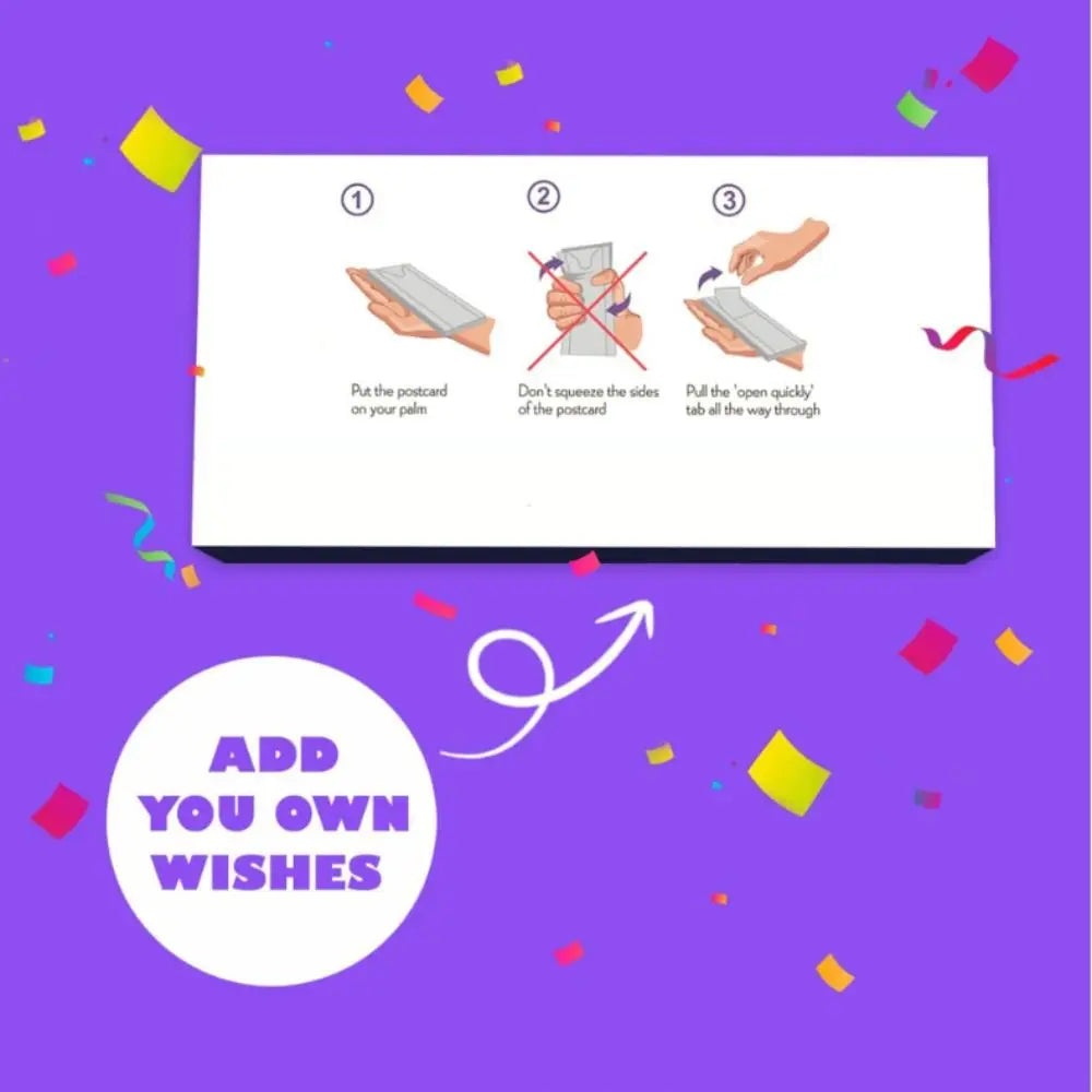 Anniversary Exploding Confetti Surprise Card Cards Pop Up Explosion Creative Bounce Box Party Decorations Surprise Jumping Box