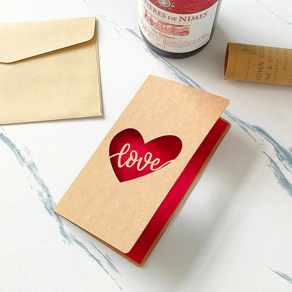 3D Pop Up Love Card with Envelope