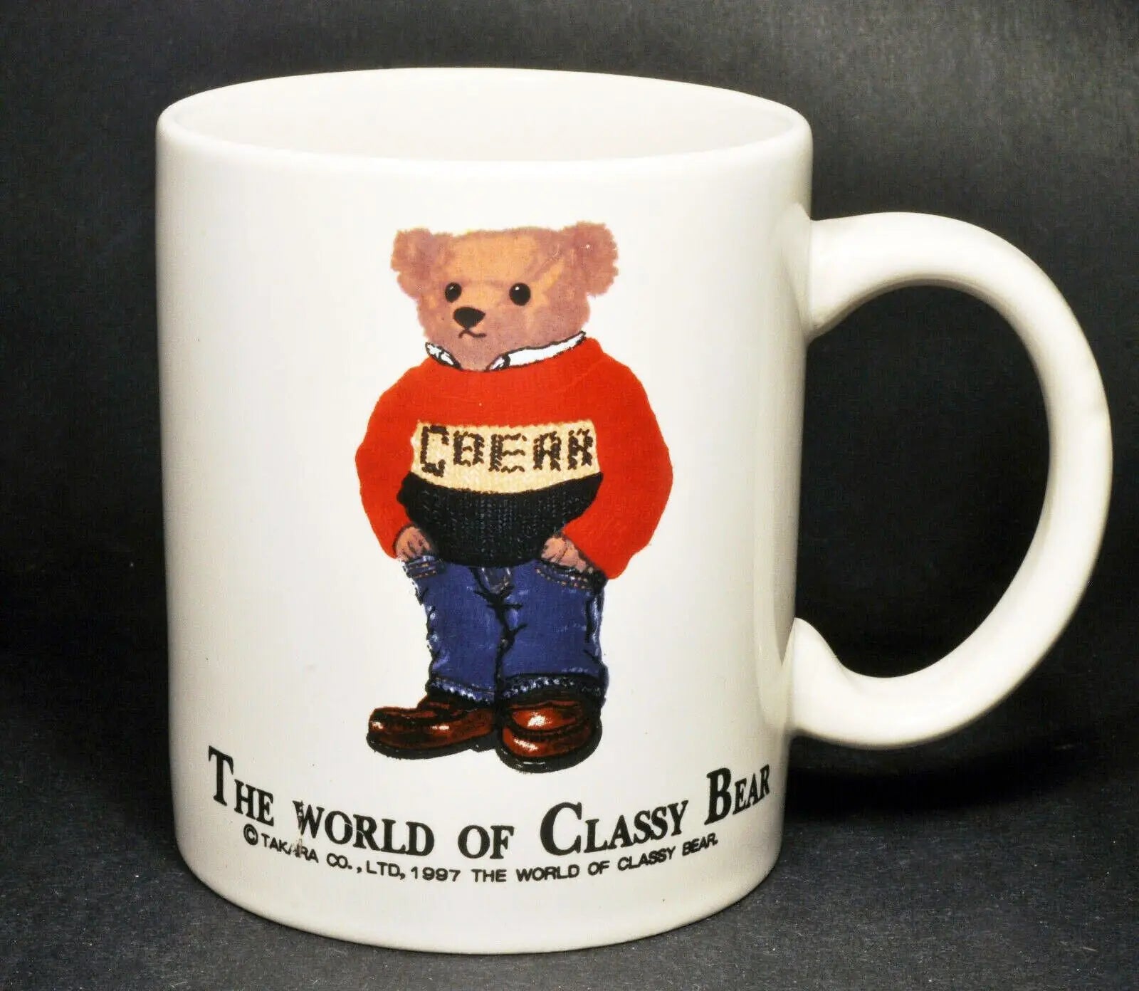 Cute Little Bear Coffee Milk Mugs Mocha Cat Couple