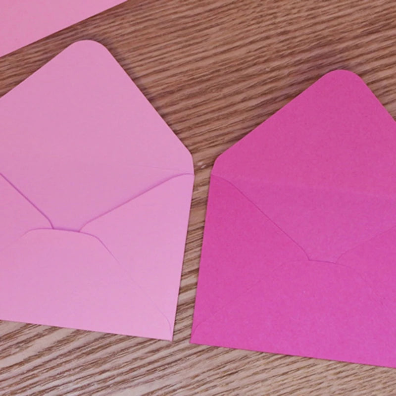 10pcs Blank Greeting Cards with Envelopes Thank You Cards Handmade DIY Blank Envelope Postcards for Birthday Party Inivitation