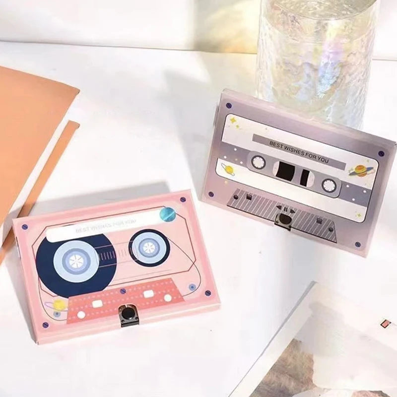 Greeting Card With Recordable Recorder DIY Greeting Post Card Sound Voice Chip Audio Recorder Music Gift Cassette Tape