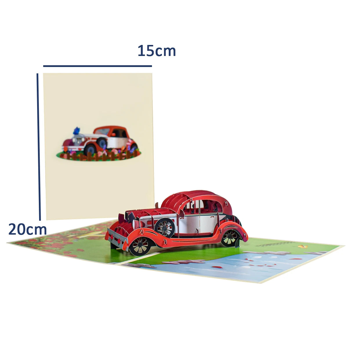 3D Pop Up Card for Kids Dad Husband Fathers Day Greeting Cards Sport Theme Car Bike Travel All Occasions