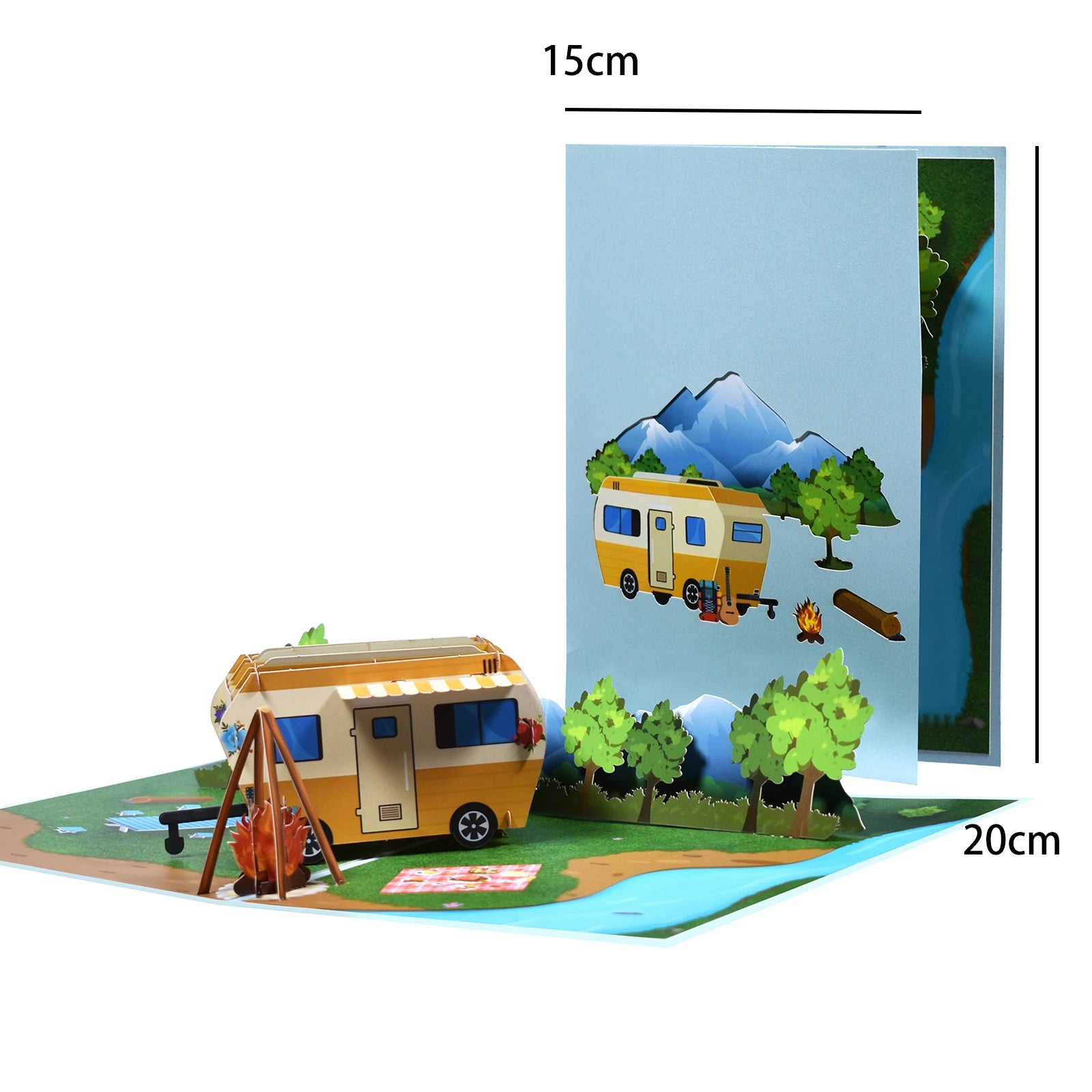 3D Pop Up Card for Kids Dad Husband Fathers Day Greeting Cards Sport Theme Car Bike Travel All Occasions