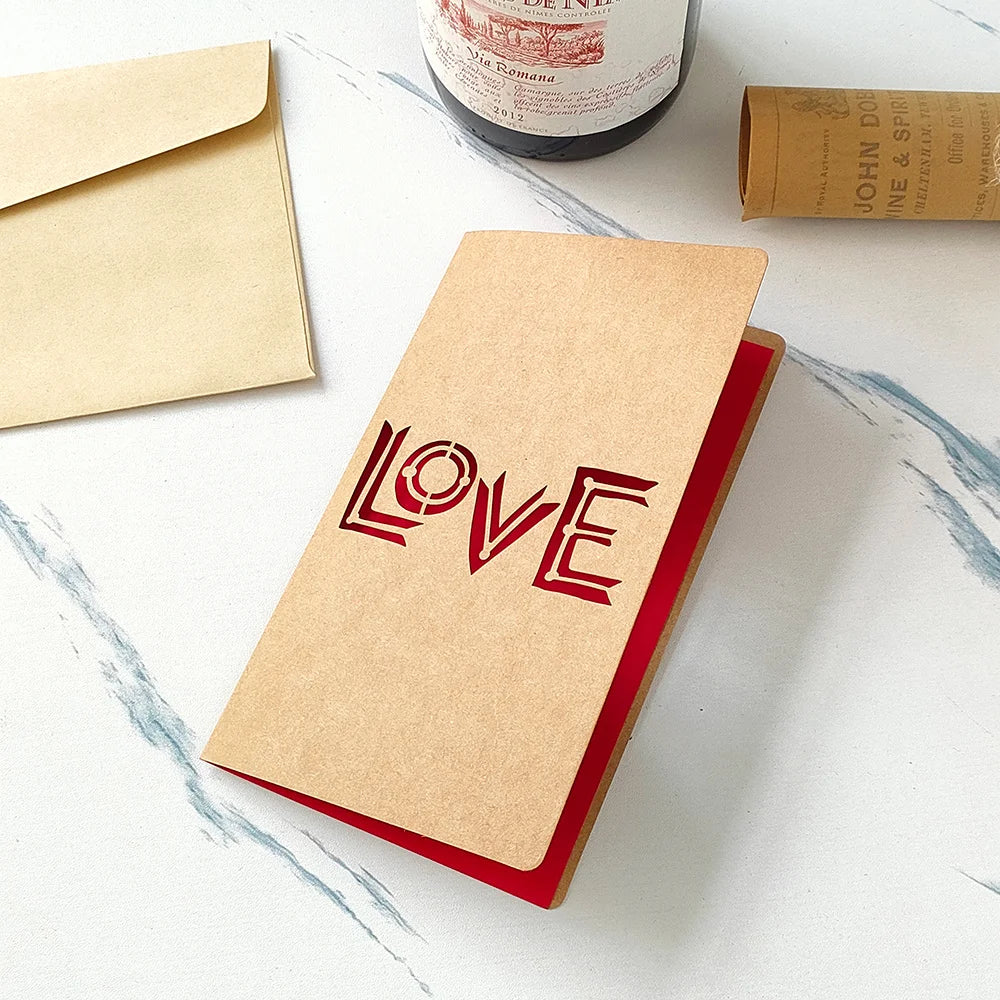 3D Pop Up Love Card with Envelope