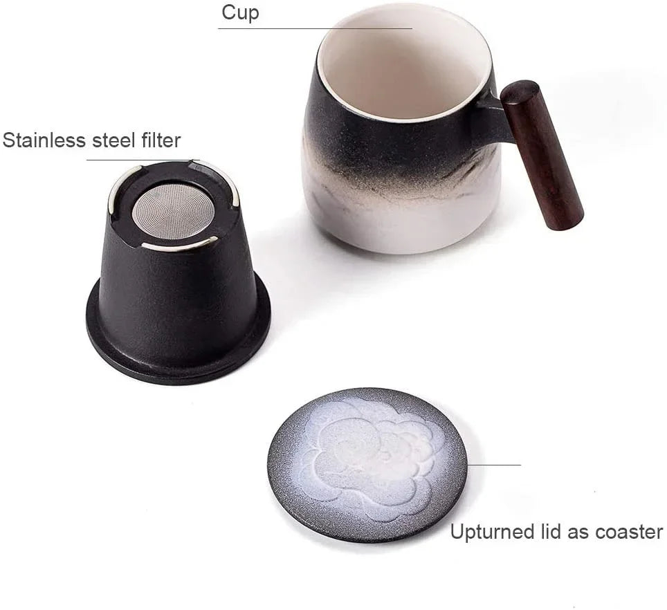 Beautiful Tea Ceramic Large Mugs