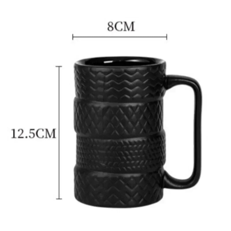 Tire Shaped Coffee Mug